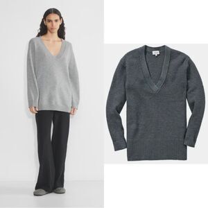 ARITZIA WILFRED GREY Merino wool Serret Sweater